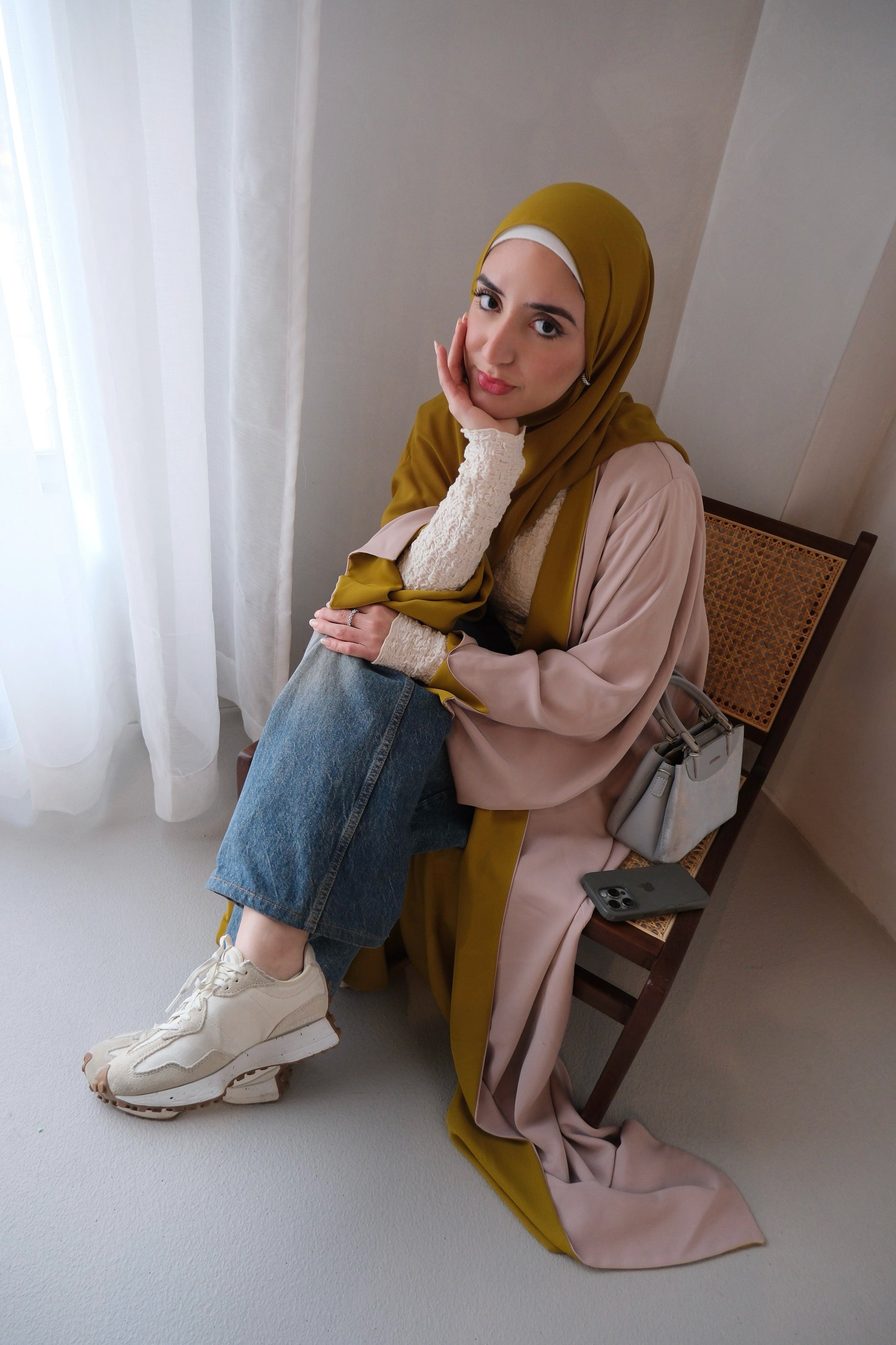 Lime Reef Abaya / Salt and Sand